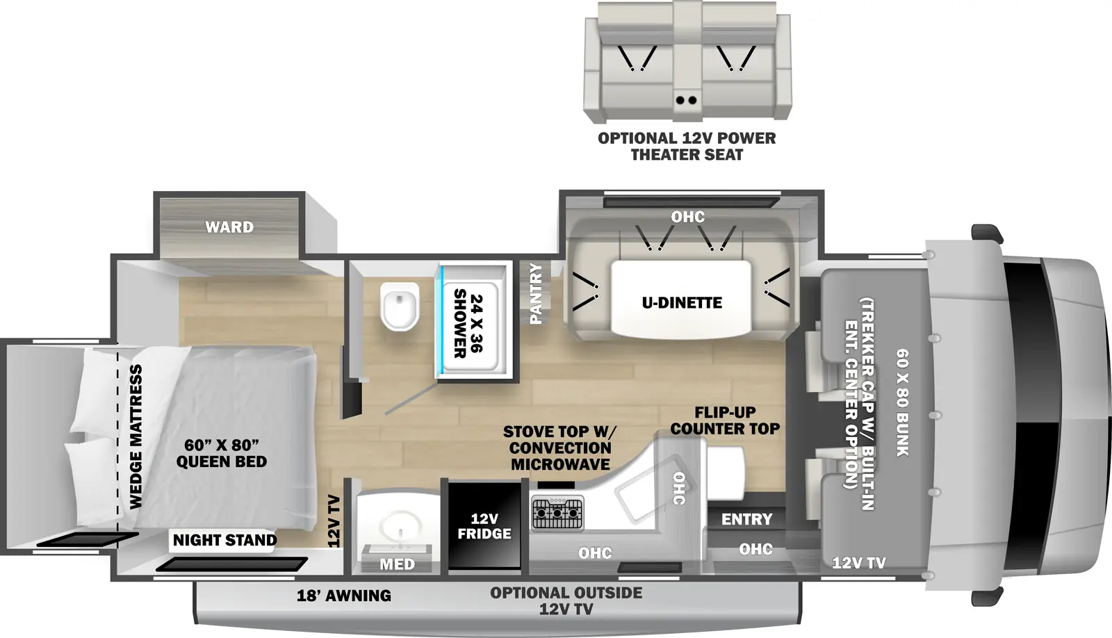 Forester Classic 2501TS Floorplan